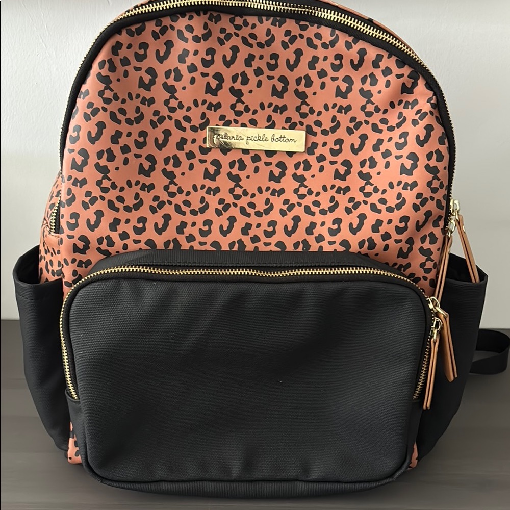 Petunia Pickle Bottom Leopard Backpack